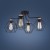 GALAXY Lampa sufitowa 4 1645 TK Lighting Miedziany, Czarny Czarny