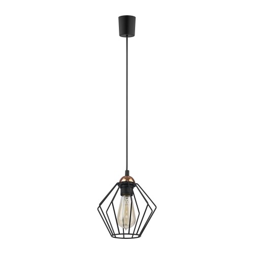 GALAXY Lampa wisząca 1PŁ 1642 TK Lighting Miedziany, Czarny Czarny