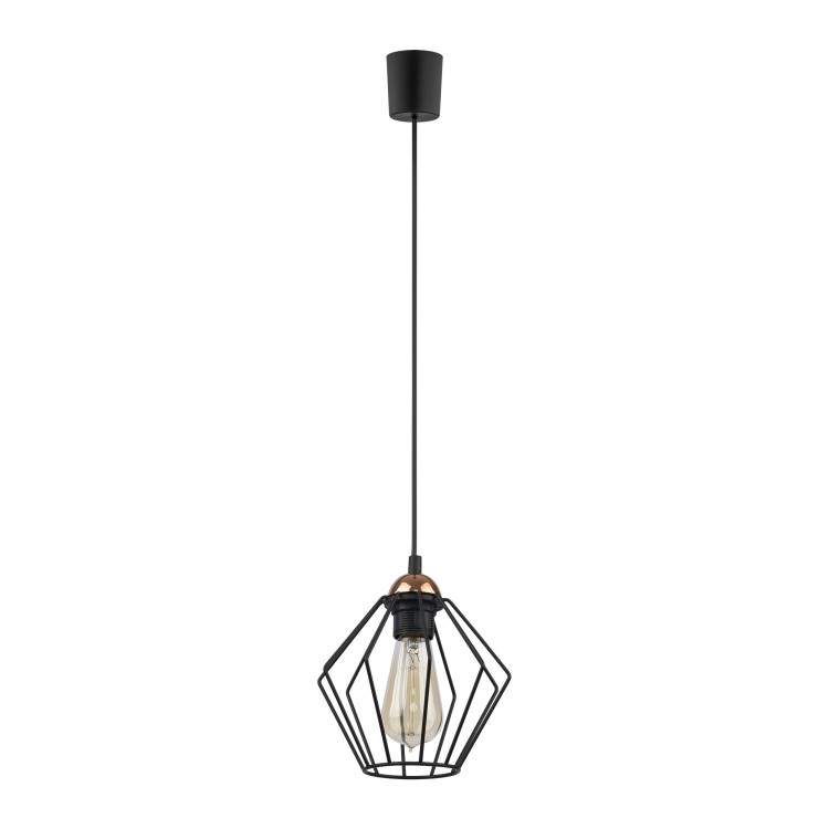 GALAXY Lampa wisząca 1PŁ 1642 TK Lighting Miedziany, Czarny Czarny