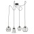 GALAXY PAJĄK Lampa wisząca 4 PŁ 1646 TK Lighting Miedziany, Czarny Czarny