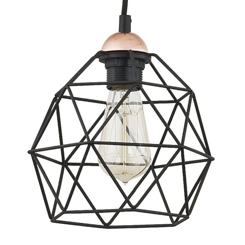 GALAXY PAJĄK Lampa wisząca 4 PŁ 1646 TK Lighting Miedziany, Czarny Czarny