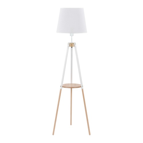 VAIO WHITE Lampa podłogowa 1 698 TK Lighting Biały, Sosna Biały