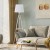 VAIO WHITE Lampa podłogowa 1 698 TK Lighting Biały, Sosna Biały