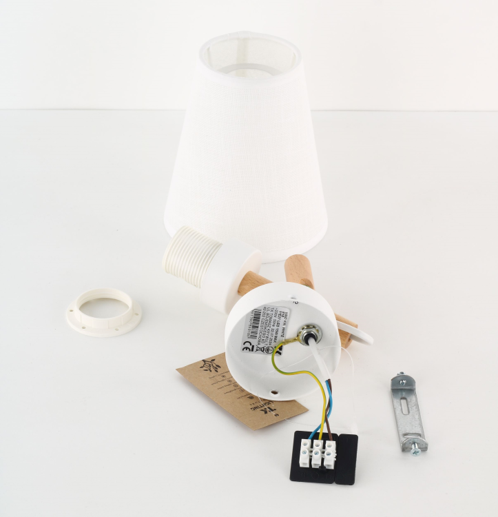 VAIO WHITE Kinkiet 1 818 TK Lighting Biały, Sosna Biały