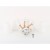 VAIO WHITE Lampa sufitowa 5 666 TK Lighting Biały, Sosna Biały