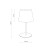 MAJA BLACK Lampka nocna 1PŁ 2936 TK Lighting Czarny Czarny