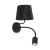 MAJA BLACK Kinkiet 2 PŁ E27 + GU10 2537 TK Lighting Czarny Czarny