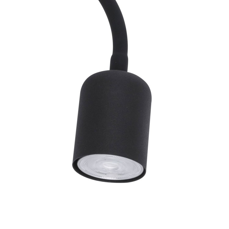 MAJA BLACK Kinkiet 2 PŁ E27 + GU10 2537 TK Lighting Czarny Czarny