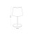 MAJA GRAY Lampka nocna 1PŁ 2934 TK Lighting Szary Szary
