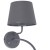 MAJA GRAY Kinkiet 2 PŁ E27 + GU10 2536 TK Lighting Szary Szary