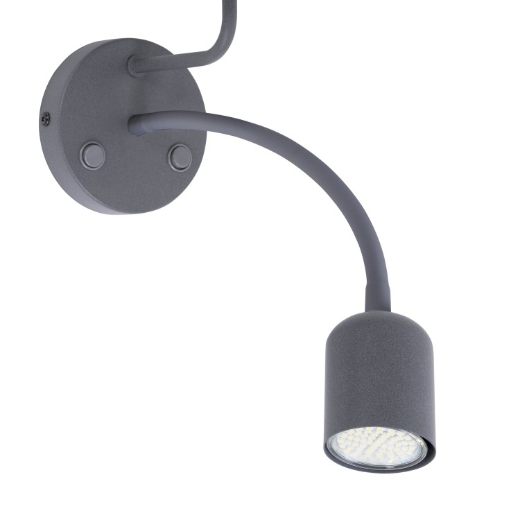 MAJA GRAY Kinkiet 2 PŁ E27 + GU10 2536 TK Lighting Szary Szary