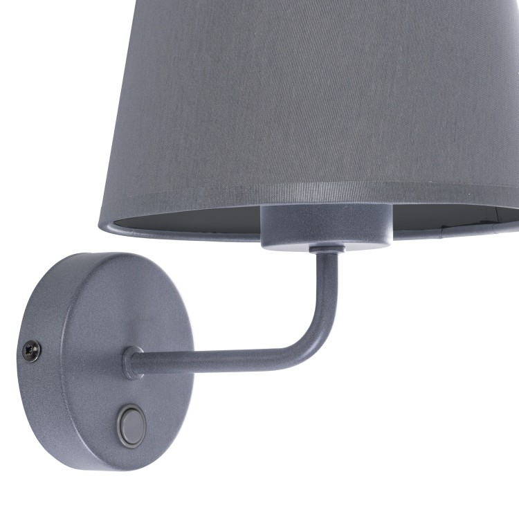 MAJA GRAY Kinkiet 1 PŁ 1880 TK Lighting Szary Szary