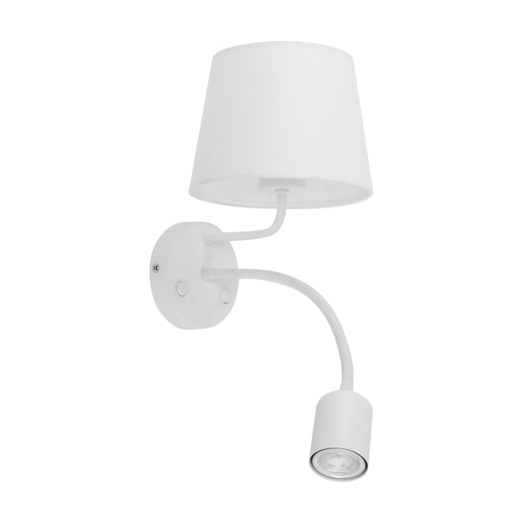 MAJA WHITE Kinkiet 2 PŁ E27 + GU10 2535 TK Lighting Biały Biały