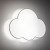 CLOUD WHITE Lampa sufitowa 4 1533 TK Lighting Biały Biały