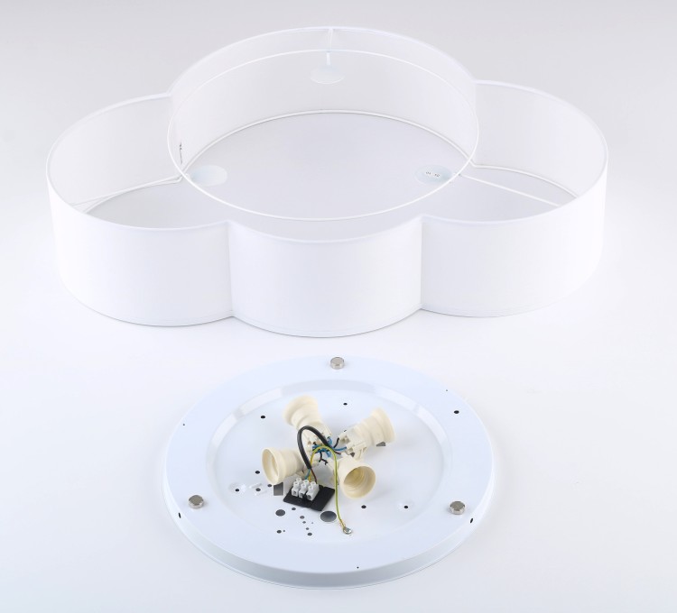 CLOUD WHITE Lampa sufitowa 4 1533 TK Lighting Biały Biały