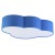 CLOUD BLUE Lampa sufitowa 4 1534 TK Lighting Biały Niebieski, Biały