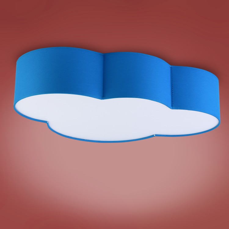 CLOUD BLUE Lampa sufitowa 4 1534 TK Lighting Biały Niebieski, Biały