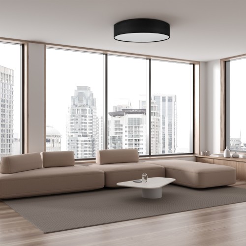 RONDO BLACK Lampa sufitowa 4 600 1587 TK Lighting Biały Czarny, Biały