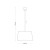 MAJA GRAY Lampa wisząca 1 1881 TK Lighting Szary Szary