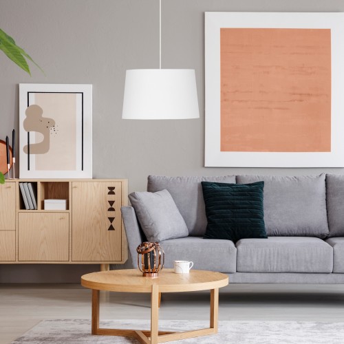 MAJA WHITE Lampa wisząca 1 1883 TK Lighting Biały Biały