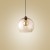 CUBUS Lampa wisząca 1 PŁ BURSZTYN 2064 TK Lighting Czarny Bursztynowy