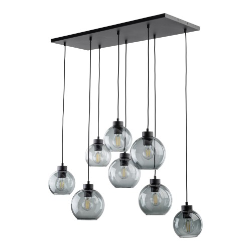 CUBUS GRAPHITE Lampa wisząca 8 4113 TK Lighting Czarny Grafitowy