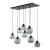 CUBUS GRAPHITE Lampa wisząca 8 4113 TK Lighting Czarny Grafitowy