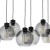CUBUS GRAPHITE Lampa wisząca 8 4113 TK Lighting Czarny Grafitowy