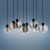 CUBUS GRAPHITE Lampa wisząca 8 4113 TK Lighting Czarny Grafitowy