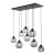 CUBUS GRAPHITE Lampa wisząca 8 4113 TK Lighting Czarny Grafitowy
