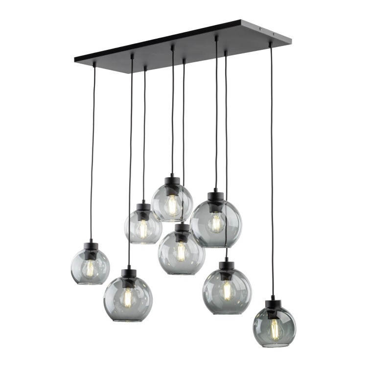 CUBUS GRAPHITE Lampa wisząca 8 4113 TK Lighting Czarny Grafitowy