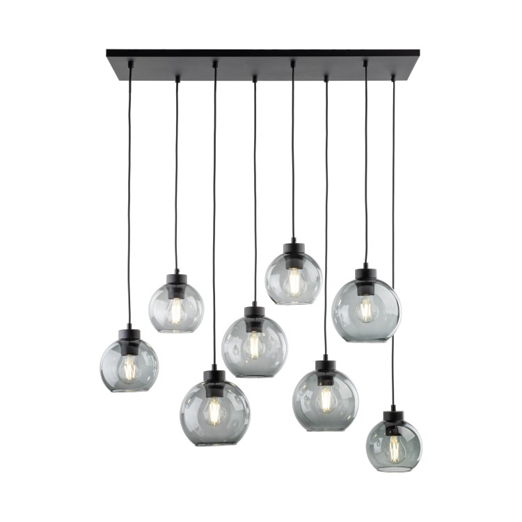 CUBUS GRAPHITE Lampa wisząca 8 4113 TK Lighting Czarny Grafitowy