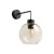 CUBUS BURSZTYN Kinkiet 1 4135 TK Lighting Czarny Bursztynowy