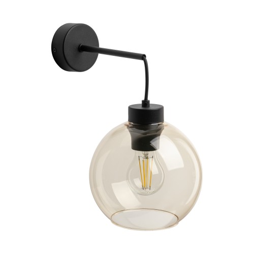 CUBUS BURSZTYN Kinkiet 1 4135 TK Lighting Czarny Bursztynowy