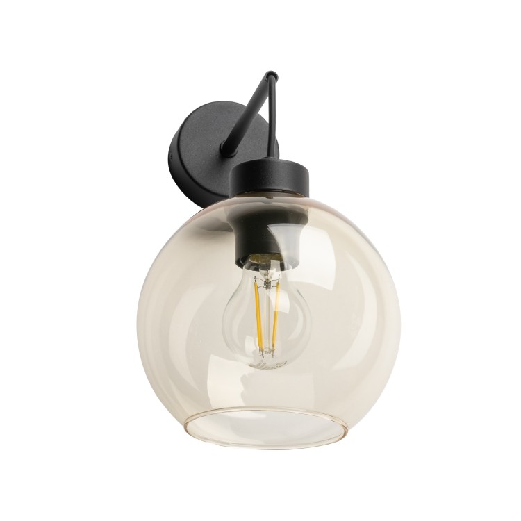 CUBUS BURSZTYN Kinkiet 1 4135 TK Lighting Czarny Bursztynowy