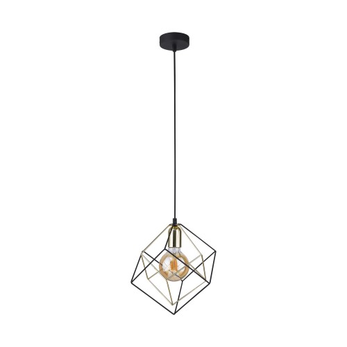ALAMBRE Lampa wisząca 1 PŁ CZ/ZŁ 2777 TK Lighting Złoty, Czarny Czarny