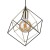 ALAMBRE Lampa wisząca 1 PŁ CZ/ZŁ 2777 TK Lighting Złoty, Czarny Czarny