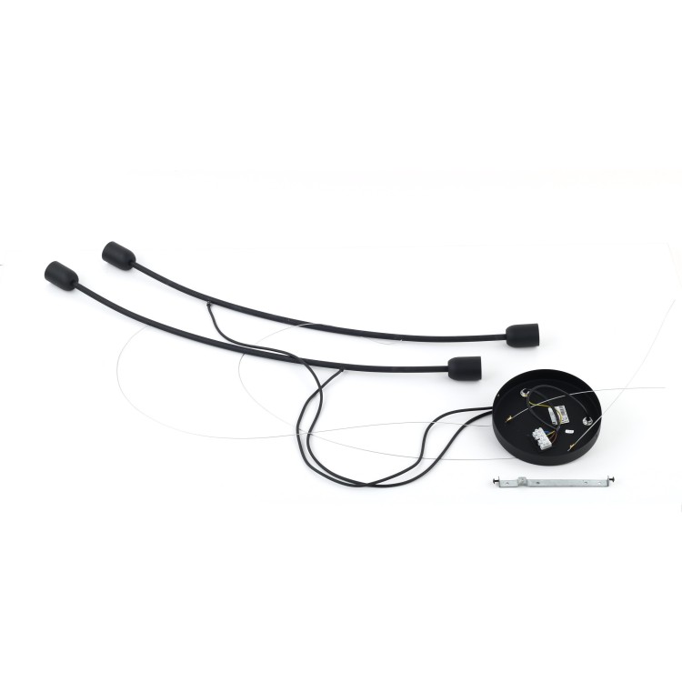 HELIX BLACK Lampa wisząca 4 2724 TK Lighting Czarny