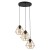 DIAMOND GOLD Lampa wisząca 3 PŁ 4451 TK Lighting Czarny Złoty