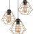 DIAMOND GOLD Lampa wisząca 3 PŁ 4451 TK Lighting Czarny Złoty