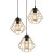 DIAMOND GOLD Lampa wisząca 3 PŁ 4451 TK Lighting Czarny Złoty