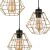 DIAMOND GOLD Lampa wisząca 3 PŁ 4451 TK Lighting Czarny Złoty