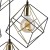ALAMBRE Lampa wisząca 4 PŁ CZ/ZŁ 2778 TK Lighting Czarny Złoty, Czarny