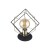 ALAMBRE Lampka nocna 1 PŁ CZ/ZŁ 5450 TK Lighting Czarny Złoty, Czarny