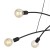 HELIX BLACK Lampa wisząca 6 2726 TK Lighting Czarny