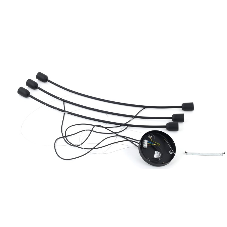 HELIX BLACK Lampa wisząca 6 2726 TK Lighting Czarny