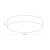 RONDO WHITE Lampa sufitowa 6 780 2443 TK Lighting Biały Biały