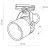 TRACER WHITE 1 TL-014 COB 3W 4141 TK Lighting Biały Biały