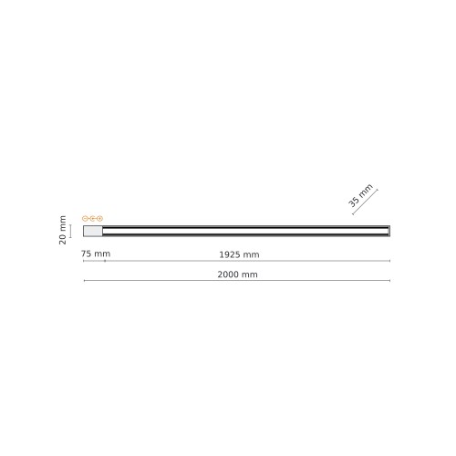 TRACER Szyna WHITE 2M 4140 TK Lighting  Nie dotyczy