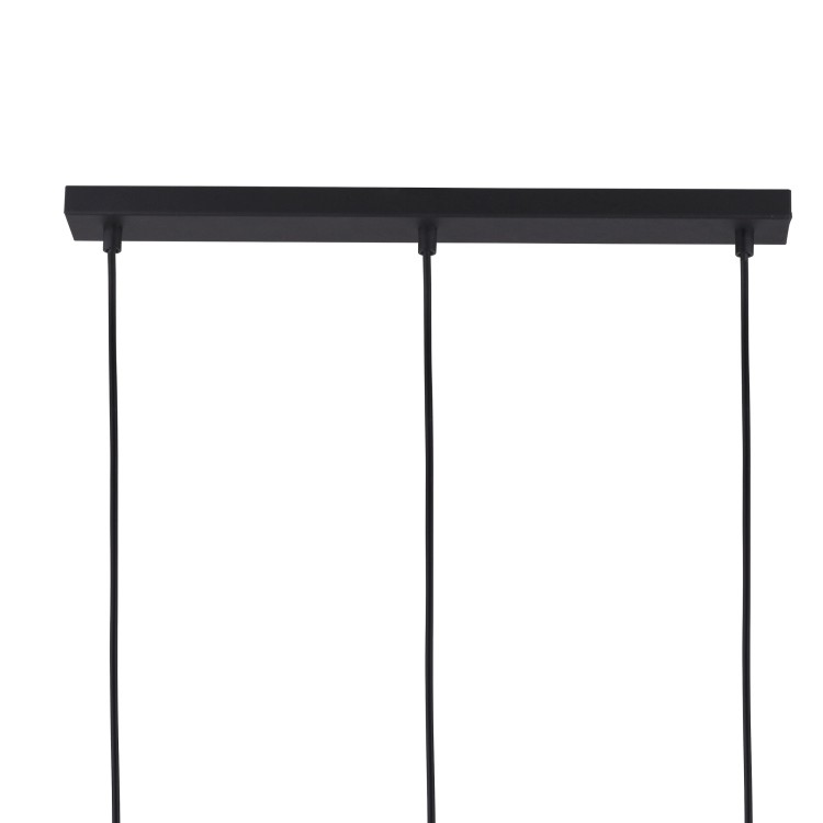 ALAMBRE Lampa wisząca 3 PŁ Listwa CZ/ZŁ 2699 TK Lighting Czarny Złoty, Czarny